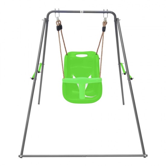 Lifespan Kids Bobcat Foldable Baby Metal Swing Set