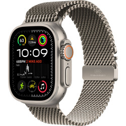 Apple Watch Ultra 2 GPS + Cellular 49mm Natural Titanium Case with Natural Titanium Milanese Loop