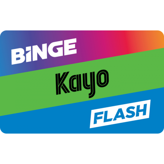 Streamotion eGift Card - $25 - Kayo, Binge & Flash