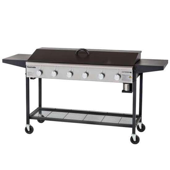 Gasmate Caterer 6 Burner Flat Top BBQ