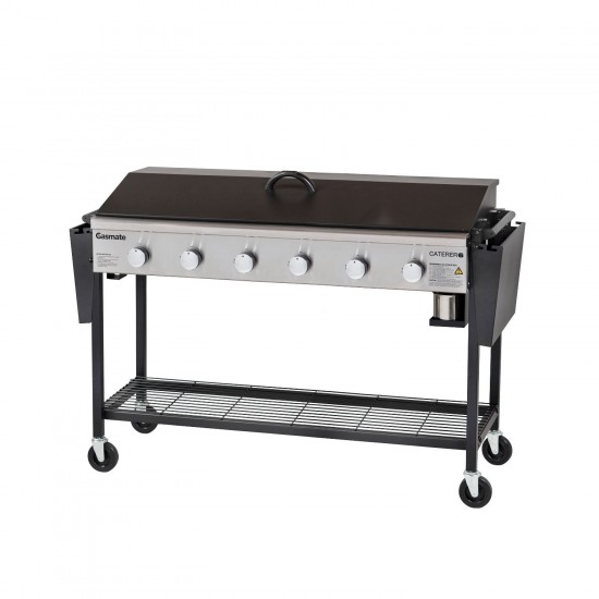 Gasmate Caterer 6 Burner Flat Top BBQ