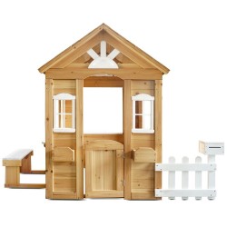 Lifespan Kids Teddy Cubby House in Natural Timber (V2)