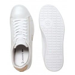 Lacoste Carnaby Evo 118 6 Sneaker Womens - White Gold