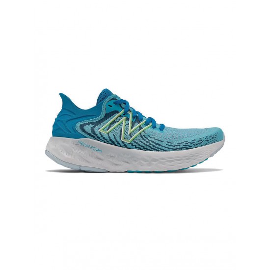 New Balance Fresh Foam 1080v11 Womens Wide - Virtual Sky Bleached Lime Glo